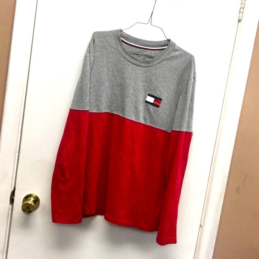 Tommy Sleepwear Pullover Long Sleeve Mens Large